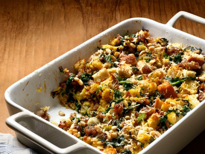 SpinachSausage Stuffing Recipe Food Network Kitchen Food Network