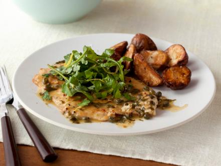 Lightened-Up Chicken Piccata Recipe | Food Network Kitchen | Food Network