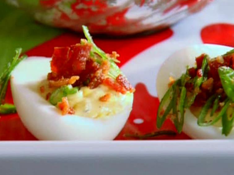 Holiday Horseradish Deviled Eggs Recipe Aaron McCargo Jr. Food Network