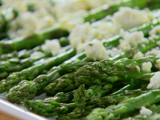 Roasted Asparagus with Feta Cheese image