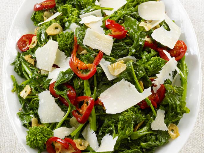 Broccoli Rabe With Cherry Peppers Recipe Food Network Kitchen Food