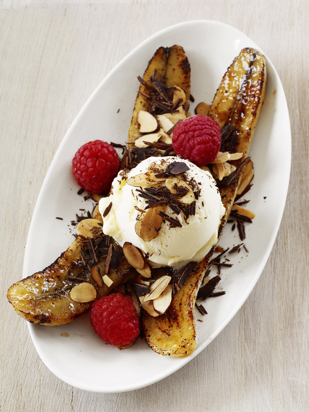 Broiled Banana Splits Recipe - Chef's Resource Recipes