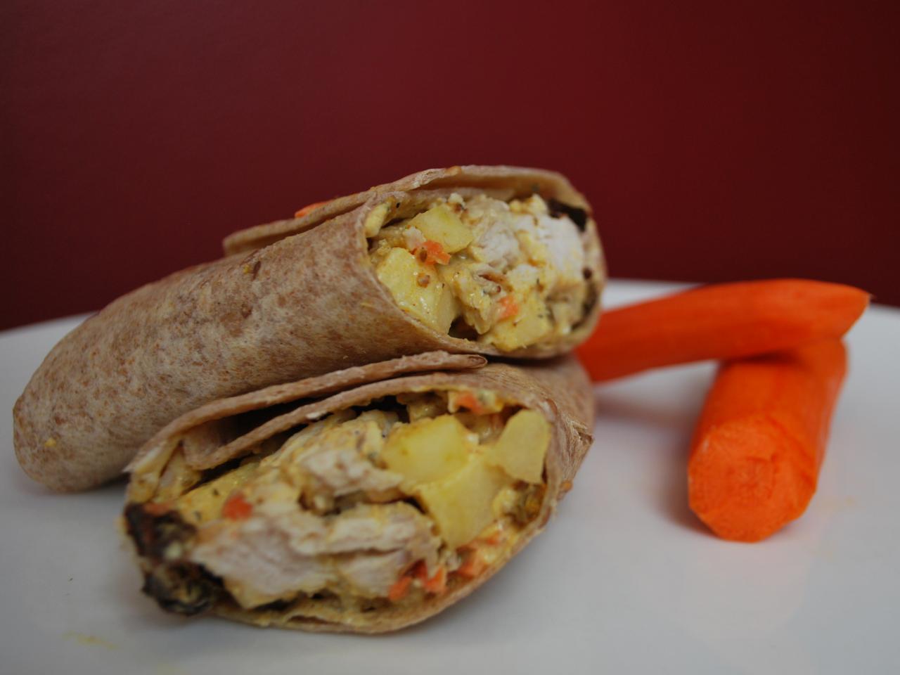 Ultimate Curried Chicken Salad Wraps