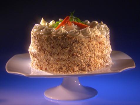 Cardamom Spiced Carrot Cake with White Chocolate Cream Cheese Icing