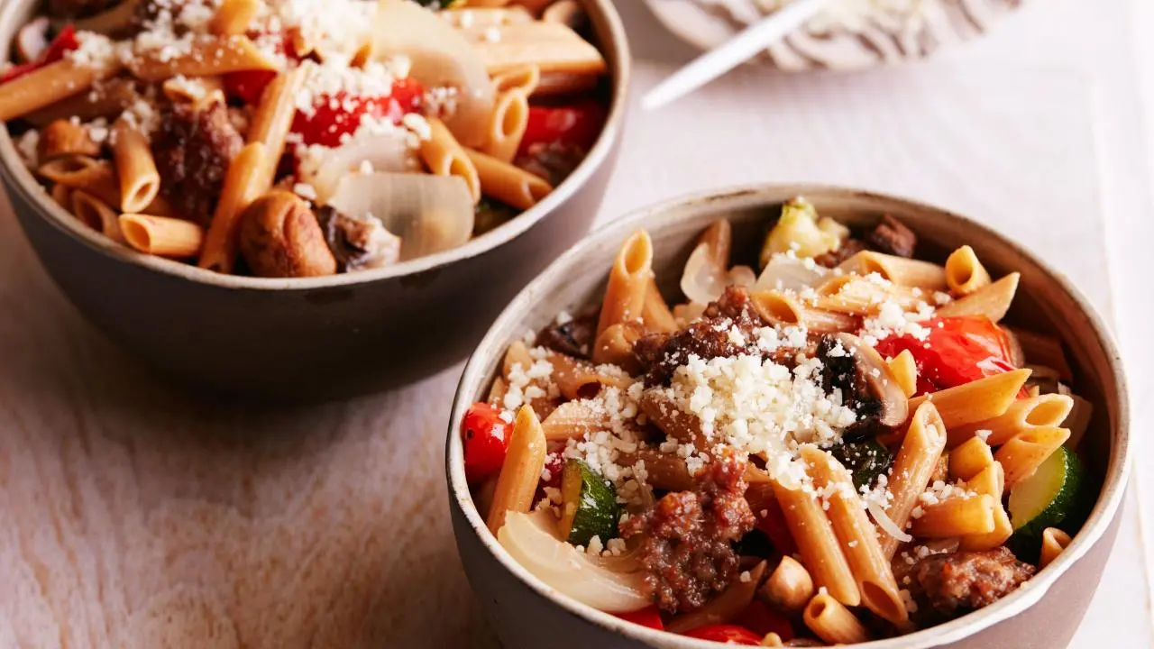 Sausage & Roasted Veggie Penne