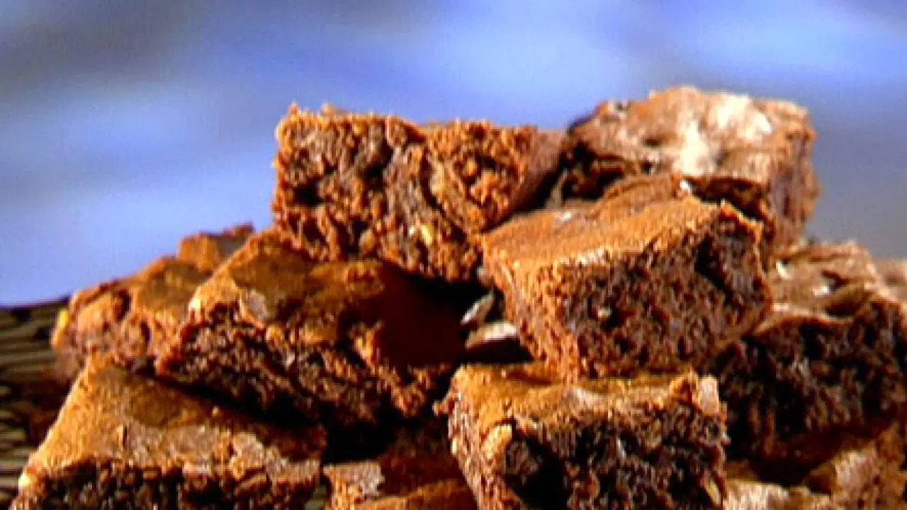Mexican Rhubarb Brownies