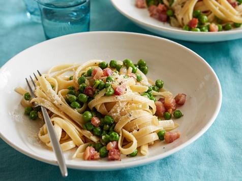 Pasta, Pancetta and Peas