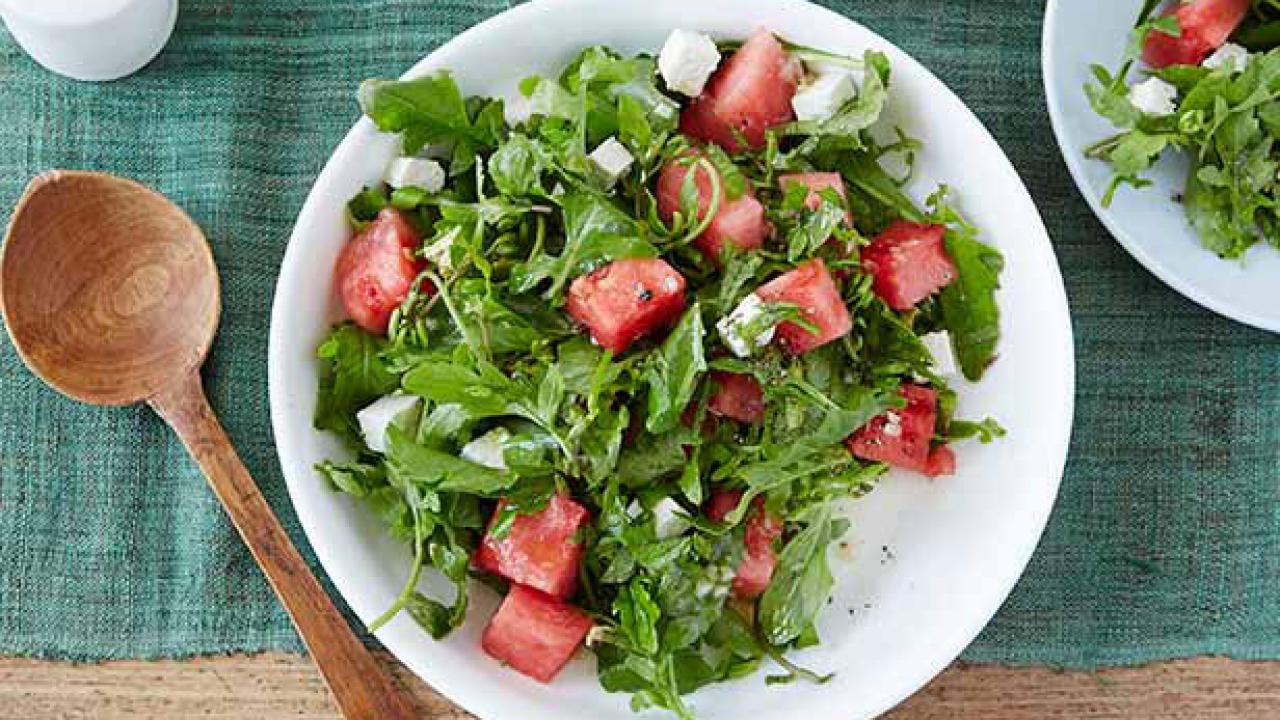 Arugula Watermelon Salad
