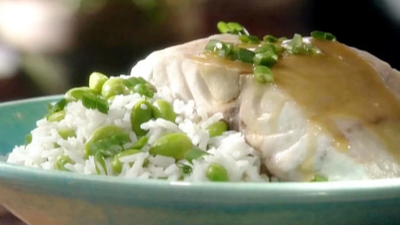 Sake Steamed Striped Bass