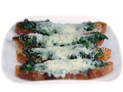 Bruschetta with Fontina and Greens