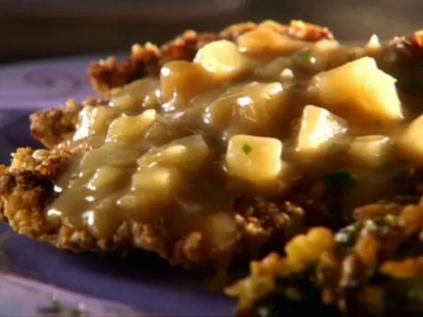 Sunny's Chicken Fried Steak with Diced Potato Gravy Recipe | Sunny Anderson | Food Network