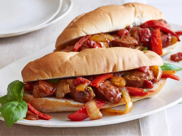 Sausage, Peppers and Onions image
