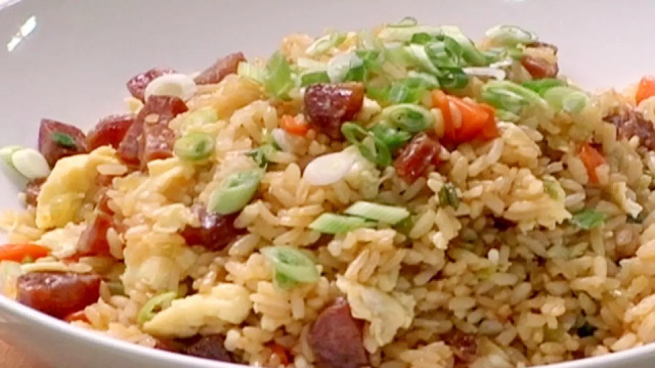 Fried Rice and Chinese Sausage