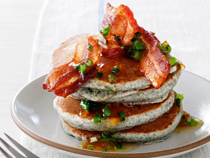 JalapenoCornmeal Pancakes Recipe Food Network