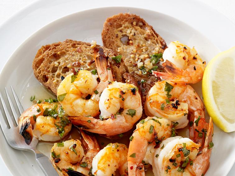 Shrimp Scampi with Garlic Toasts Recipe | Food Network Kitchen | Food