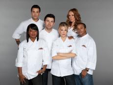 A group shot of the Private Chefs against a gray background
