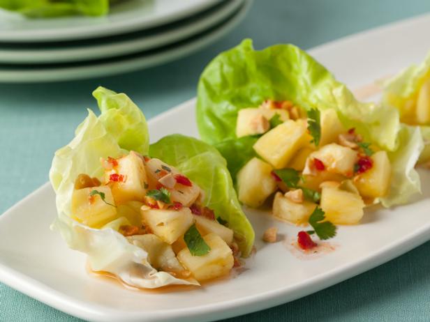 Spicy Thai-Style Pineapple Wraps