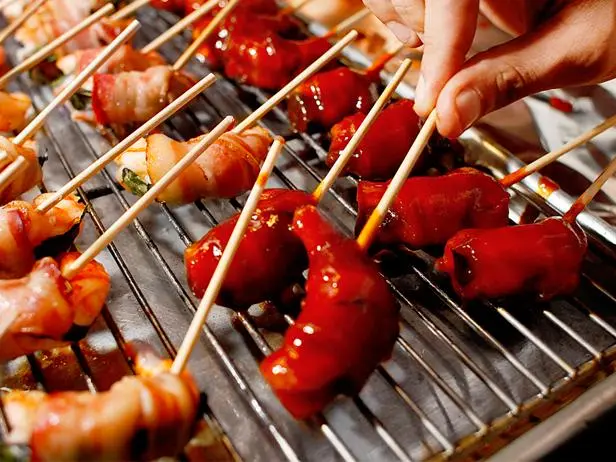 Bbq bacon wrapped shrimp top