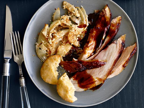 Ginger-Peach Glazed Ham image