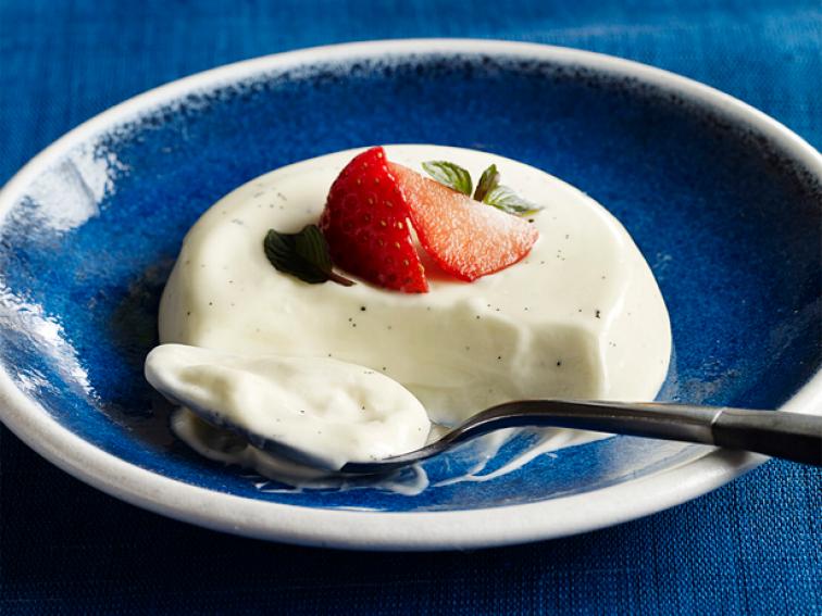 Vanilla Panna Cotta Recipe Michael Symon Food Network