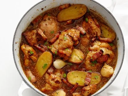 Beer-Braised Chicken 