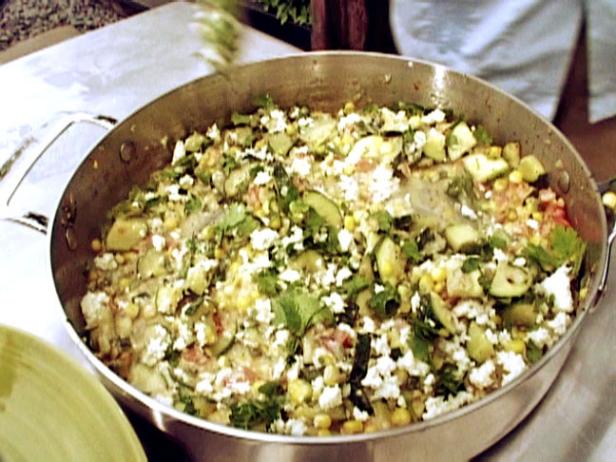 Grilled Zucchini Succotash