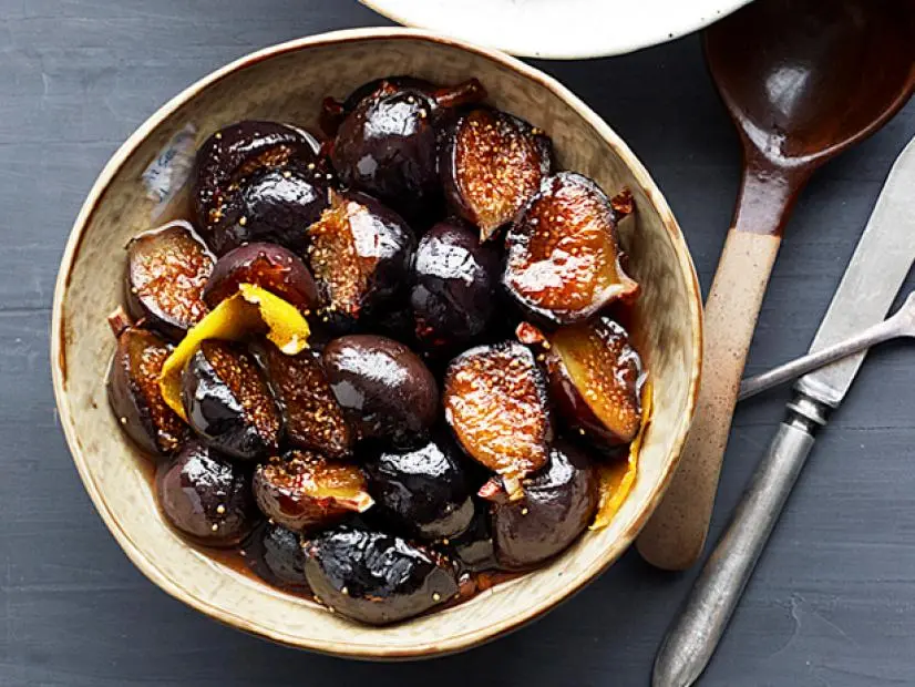 Toppings for a weekend picnic in a natural colored dish placed on a gray surface