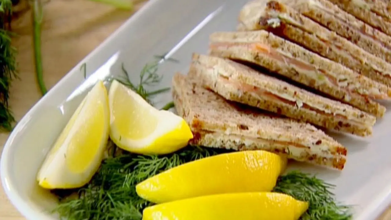 Smoked Salmon Tea Sandwiches