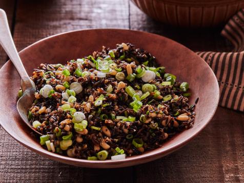 Wild Rice Pilaf with Nuts and Lemon