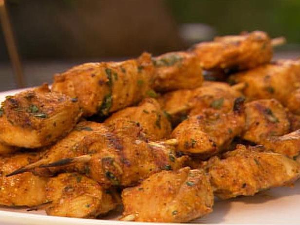 Curry Chicken Skewers