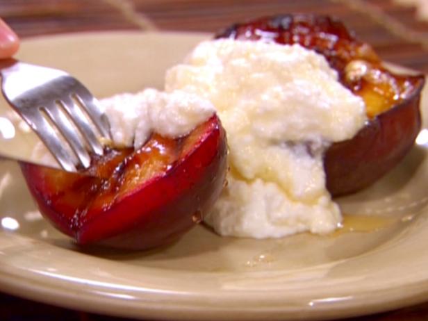 Grilled Fruit with Honey and Ricotta image