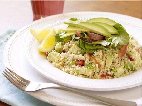 Sumac Couscous Salad With Dungeness Crab And California Avocado