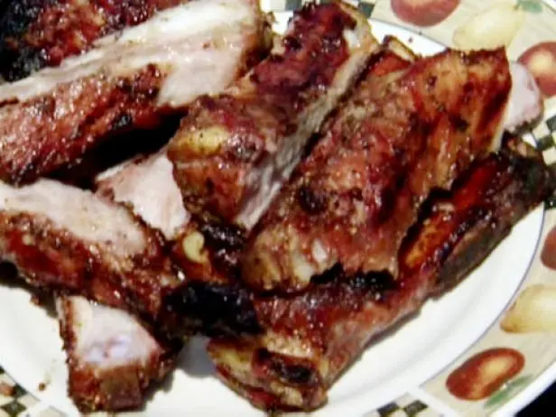 Sesame Teriyaki/Honey Glazed Pork Ribs Recipe | Food Network