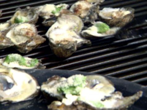 Baked Spinach Butter Oysters