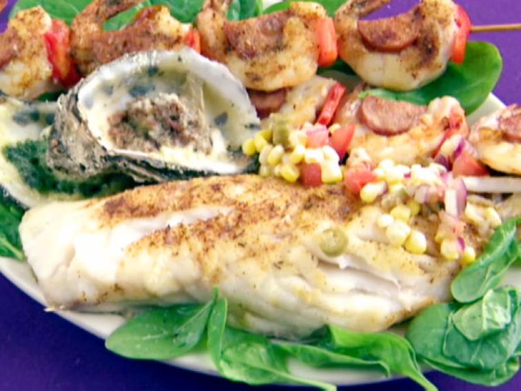 Grilled Grouper Fillets with Creole Salsa Recipe Food Network