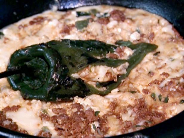 Queso Fundido Con Poblano