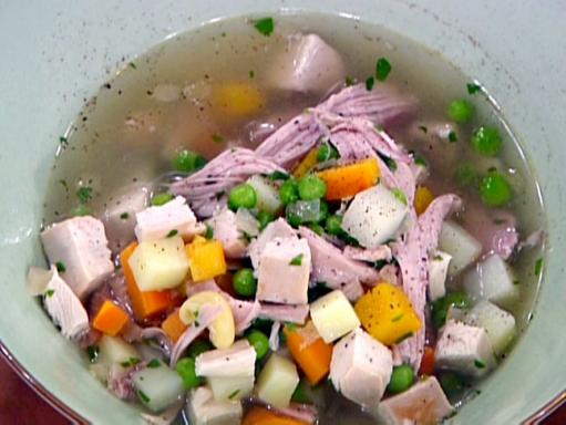 Turkey and Vegetable Soup Recipe | Emeril Lagasse | Food Network