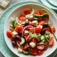 Ina Garten's Greek Salad.