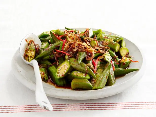 Wok-Fired Okra Sambal Recipe | Food Network