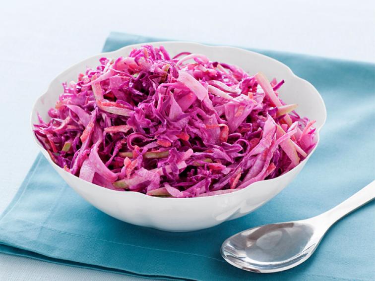 Red Cabbage Slaw Recipe | Anne Burrell | Food Network