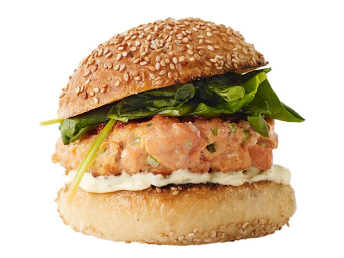 Salmon Burger Recipe | Food Network Kitchen | Food Network