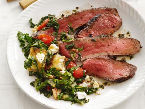Recipe of the Day: Seared Steak With Chard Salad
