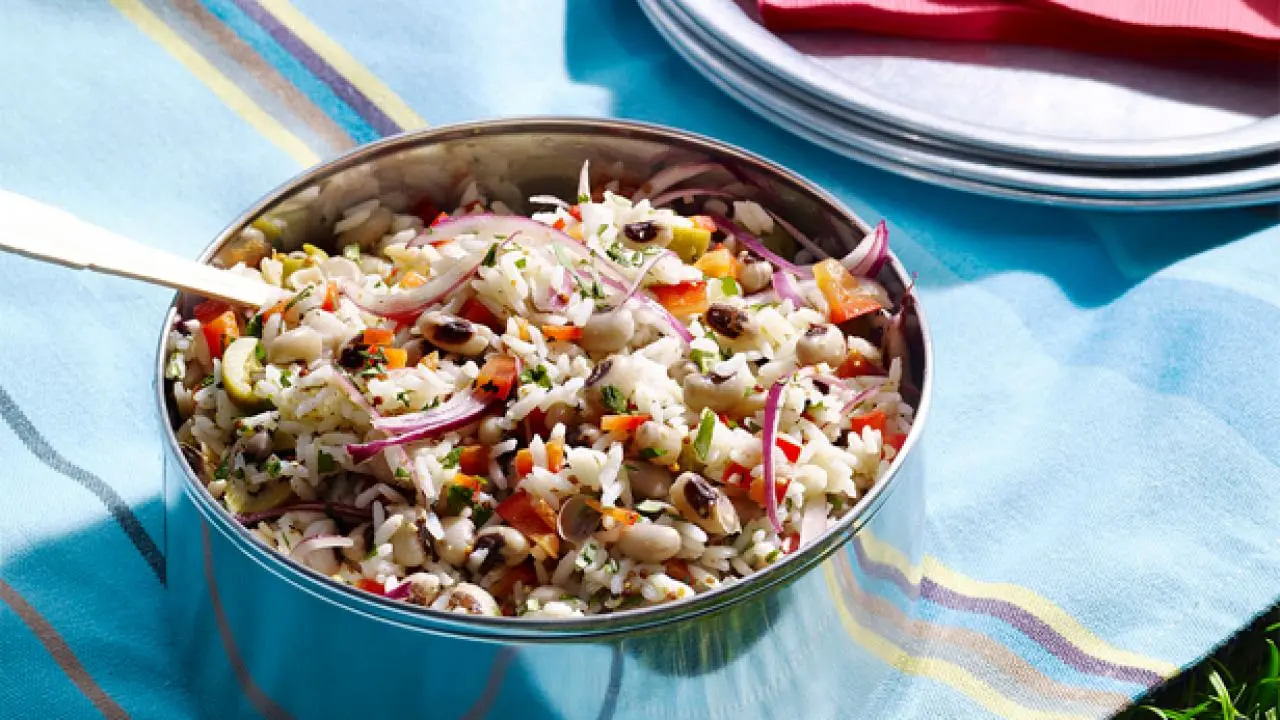 Black-Eyed Pea-Basmati Salad