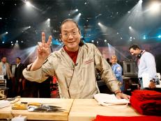 Chef Masaharu Morimoto.

On the set of 'Iron Chef America', a cooking game show based on a Japan's 'Iron Chef'.  June 20, 2008