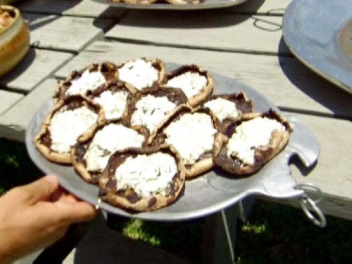 Fresh Herb and Goat Cheese Stuffed Grilled Portobellos Recipe Food