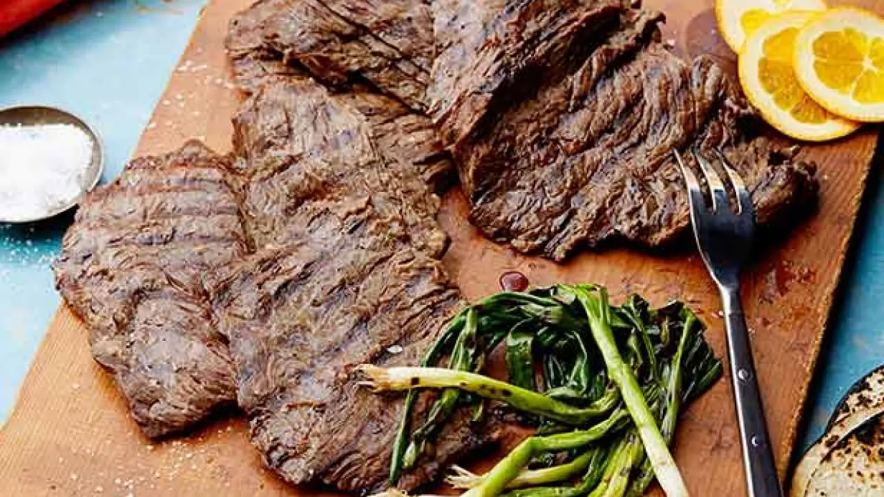 Beer-Marinated Skirt Steak