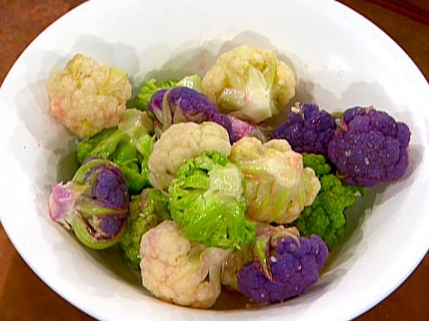 Steamed Baby Cauliflower