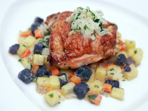 Pan Sauteed Butter Chicken and Potatoes