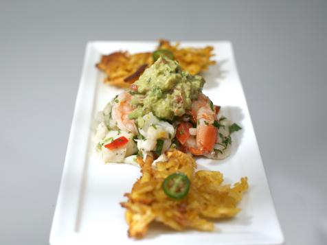 Ceviche with Crispy Plantains