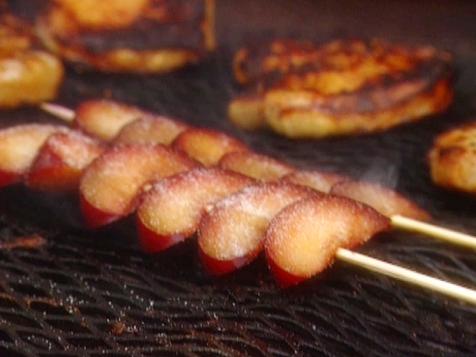 Southmoreland Plum Kabobs with Cardamom Sugar Rub